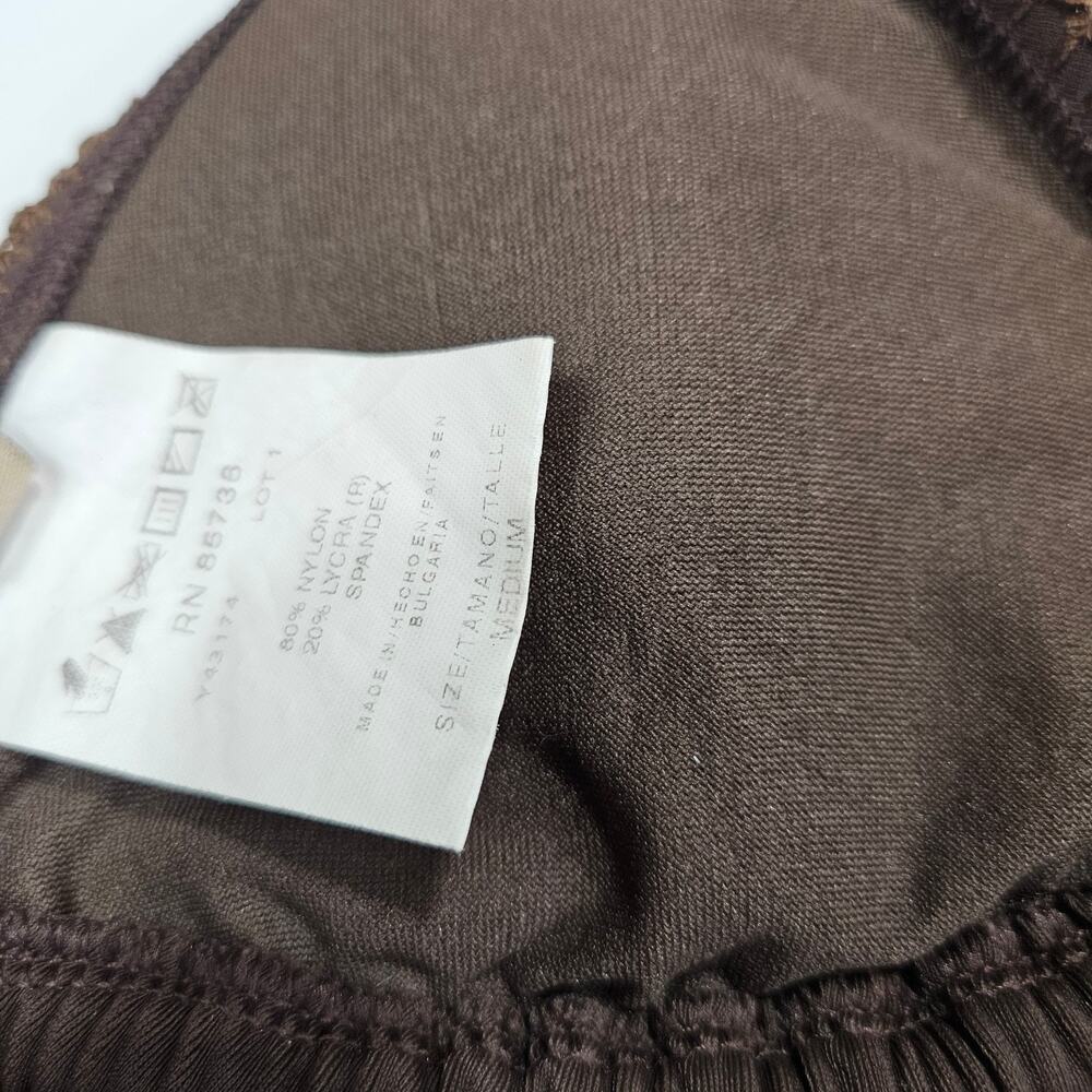 Y2k Juicy Couture Brown Bikini Crochet Details - Medium - Picture 10 of 10